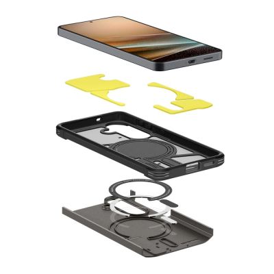 8. Etui Spigen Tough Armor Mag MagSafe na Samsung Galaxy S26+ - szare