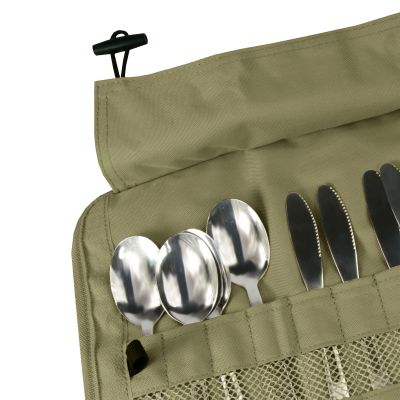 12. Sztućce turystyczne Offlander zestaw w etui OFF_CACC_27