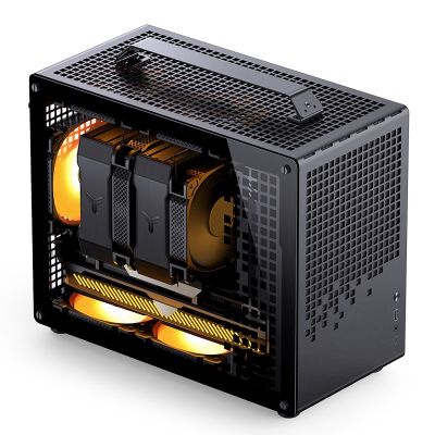 12. Obudowa Jonsplus MATX Uchwyt Case Z20 - czarny