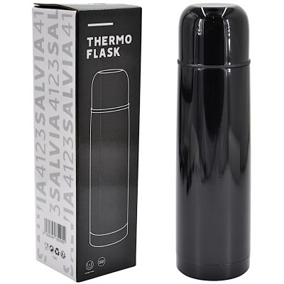 TERMOS TERMICZNY 500ML CZARNY STAMINA