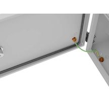 Lanberg WAH1-4250-00S szafa Rack wisząca 10" hermetyczna IP55 do montażu na ścianie/słupie 420x300x500 szara (złożona)