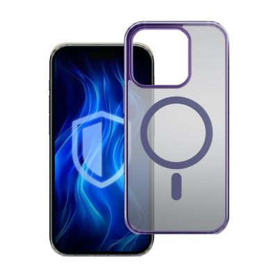 12. Etui 3mk Frosty MagCase Purple na Apple iPhone 16 Pro Max - fioletowe