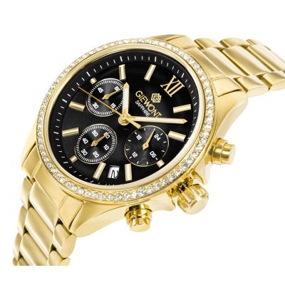 2. Zegarek Damski Giewont Sapphire Złoto Czarny GW3670-B3