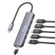 3. Adapter USB Equip 133499 6w1 USB 3.2 Gen 2 (3.1 Gen 2) Type-C Szary