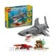 12. LEGO CREATOR 3 W 1 31381 Groźny rekin i skrzynia ze skarbem