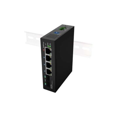 7. SWITCH LANBERG ILGE-4P-2S-90 LIGHT INDUSTRIAL POE 1XBT 3XAT 2XSFP DIN GIGABIT ETHERNET