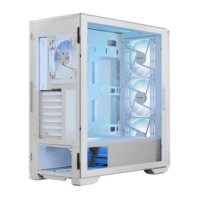 6. MODECOM OBUDOWA HORIZON ARGB FLOW MIDI USB TYPE -C BIAŁA