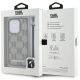7. Etui Karl Lagerfeld IML Mono KL Pattern & Cord na iPhone 15 Pro Max - czarne