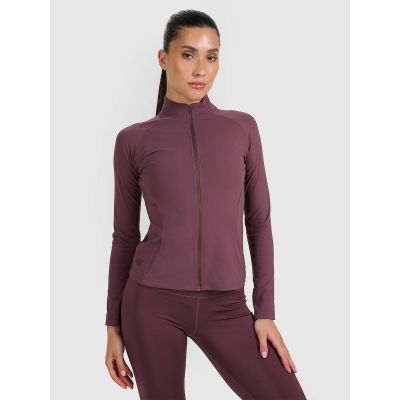 Bluza treningowa slim szybkoschnąca damska 4F 4FRAW25TFSWF0808-81S