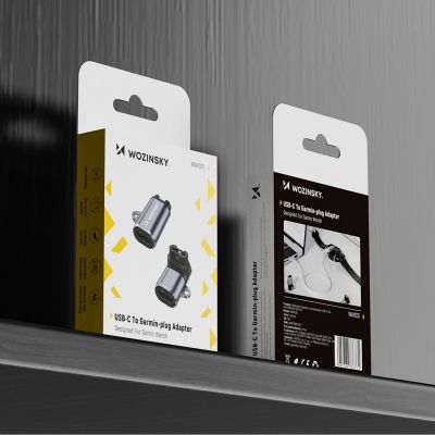 9. Adapter Wozinsky WAYGS1 przejściówka USB-C do smartwatch Garmin - szary