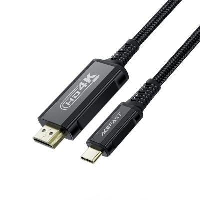 2. Kabel Acefast C1 wideo USB-C / HDMI 4K 60Hz HDR 1.8m - czarny