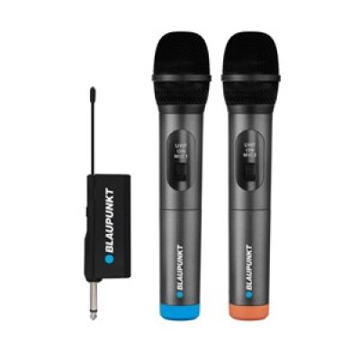 2. Podwójny mikrofon bezprzewodowy Blaupunkt UHF WM60UDB