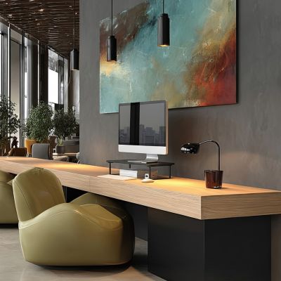 18. MACLEAN PODSTAWKA POD MONITOR/ LAPTOP, MAX. 20KG, (500X260X122MM), MC-933 MC-933