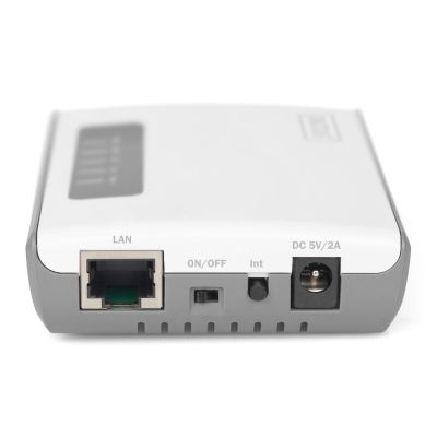 12. DIGITUS SERWER SIECIOWY WIELOFUNKCYJNY, BEZPRZEWODOWY 2-PORTOWY, USB 2.0, 300MBPS DN-13024
