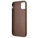 7. Etui Guess 4G Metal Gold Logo na iPhone 11 / Xr 6,1" - brązowe