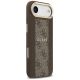 4. Etui Guess 4G Stripe MagSafe na iPhone Air - brązowe