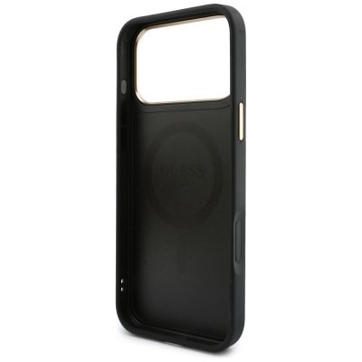 7. Etui Guess 4G z portfelem Magsafe na iPhone 18 Pro / 17 Pro - czarne