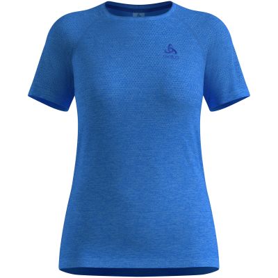 2. Koszulka damska Odlo T-shirt crew neck s/s ESSENTIAL SEAMLESS niebieska