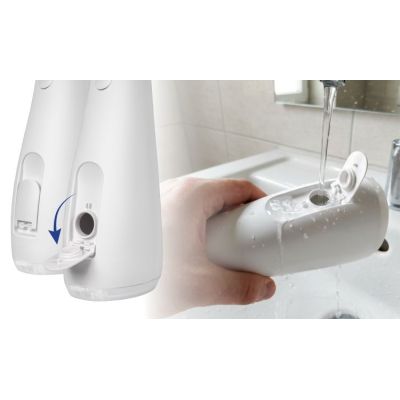 15. ELDOM IRYGATOR RY200B 230 ML AKUMULATOROWY,BIAŁY, CZAS PRACY 60 MIN. CZAS ŁADOWANIA OK. 6 H, IPX7, ETUI PODRÓŻNE, PRZEWÓD USB