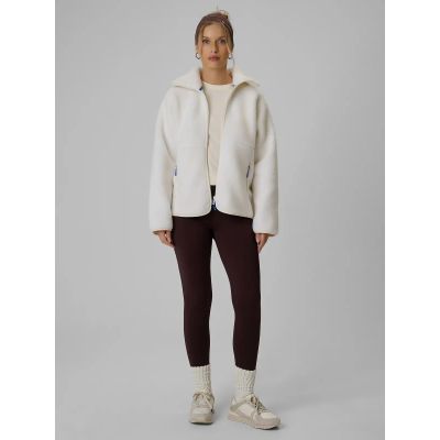 5. Polar sherpa loose ze stójką damski 4F 4FWAW26TFLEF463-11S