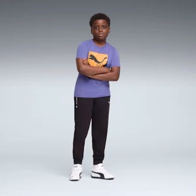 2. Puma spodnie dresowe dziecięce BMW MMS czarne wygodne sportowy styl