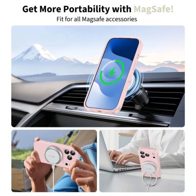 5. Etui Tech-Protect Silicone MagSafe naiPhone 17 Pro - różowe
