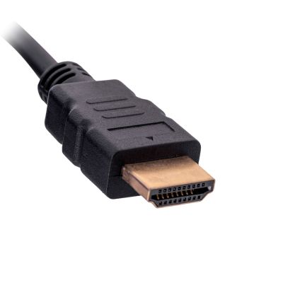 6. Adapter Lanberg AD-0017-BK (HDMI M - D-Sub (VGA) F; 0,20m; kolor czarny)