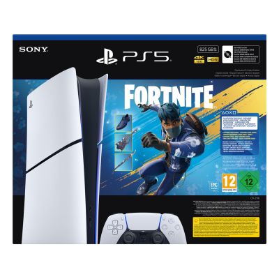 3. Sony PlayStation 5 Digital Edition - Fortnite Flowering Chaos Bundle 825 GB Wi-Fi Czarny, Biały