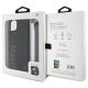 7. Etui BMW Signature Leather Wordmark Cord na iPhone 15 Plus / 14 Plus - czarne
