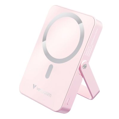 Verbatim Charge 'n' Go Magnetic Wireless Litowo-polimerowy (LiPo) 10000 mAh Bezprzewodowe ładowanie Różowy