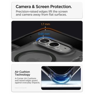 13. Etui Spigen Ultra Hybrid Pro MagSafe na iPhone Duo - czarne