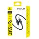 4. Kabel Baseus PicoGo 240W USB-C - USB-C 2m - czarny