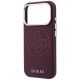 6. Etui Guess Perforated 4G Gold Logo Magsafe na iPhone 18 Pro Max / 17 Pro Max - burgundowe