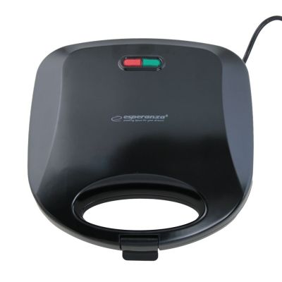 12. Gofrownica Esperanza BLUEBERRY EKT008 (1000W; kolor czarny)