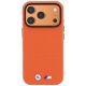 3. Etui BMW M Quadrille Kevlar Metal Logo MagSafe na iPhone 17 Pro Max / 18 Pro Max - pomarańczowe