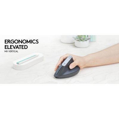 7. Mysz Logitech MX 910-005448 (optyczna; 4000 DPI; kolor czarny)