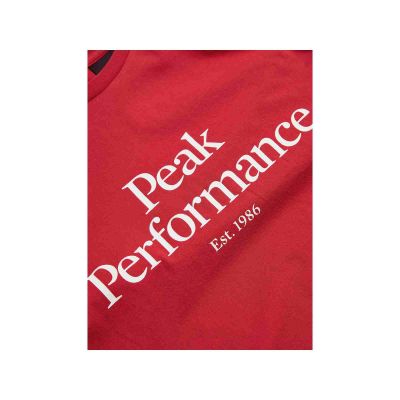 4. T-Shirt Peak Performance M Original Tee czerwony