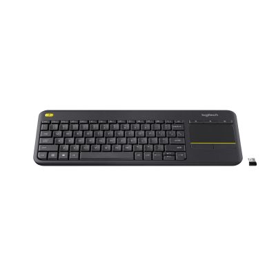 2. Klawiatura Logitech K400 920-007145 (USB 2.0; kolor czarny