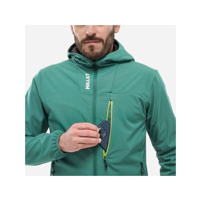 7. Kurtka MILLET M SENECA SHIELD HOODIE zielona