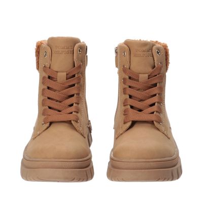 4. Buty Tommy Hilfiger Lace-Up Bootie Cognac W T3A5-33053-1628582-582