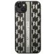 3. Etui Karl Lagerfeld Monogram Stripe na iPhone 14 Plus - szare