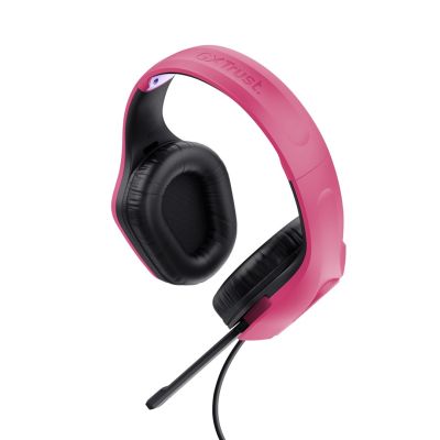 12. Słuchawki TRUST GXT415P ZIROX HEADSET - PINK 24992