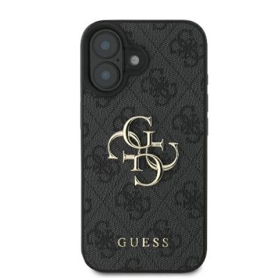 3. Etui Guess 4G Big Logo na iPhone 16 - czarny