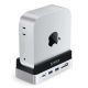 3. Stacja dokująca Orico MiniDock 10w1 z kieszenią na dysk twardy SSD - srebrna