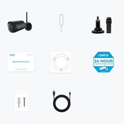 3. Kamera IP zewnętrzna Reolink Argus B320 3MP, czarna