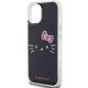 6. Etui Hello Kitty IML Kitty Face na iPhone 15 - czarne