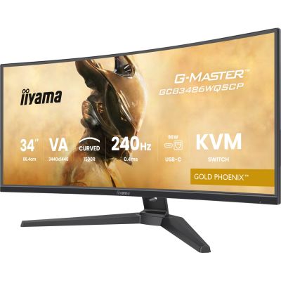 29. Monitor iiyama GCB3486WQSCP-B1 34" VA 3440x1440 500cd/m2 0,4ms 2xHDMI 2xDP USB
