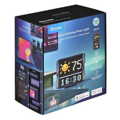 5. Govee H8630 Gaming Pixel Light | Panel LED | 185*150*35mm, 1024 diod LED, 2.4GHz Wi-Fi + Bluetooth