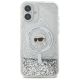 3. Etui Karl Lagerfeld Liquid Glitter Karl Head Magsafe na iPhone 16 - przezroczyste