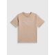6. T-shirt oversize z nadrukiem dziewczęcy 4F 4FJRAW26TTSHF4242-83S